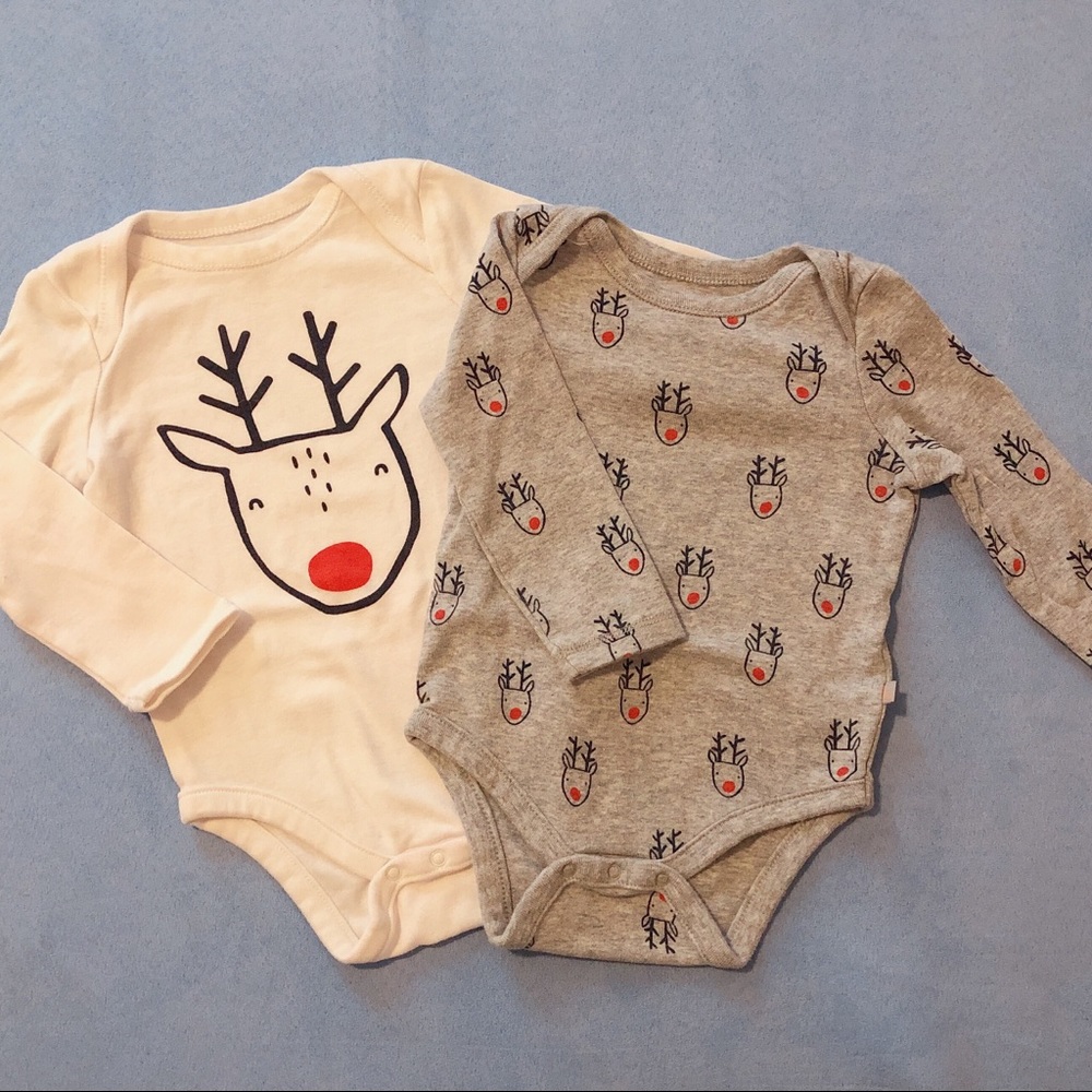 Gap reindeer Onesie Bundle